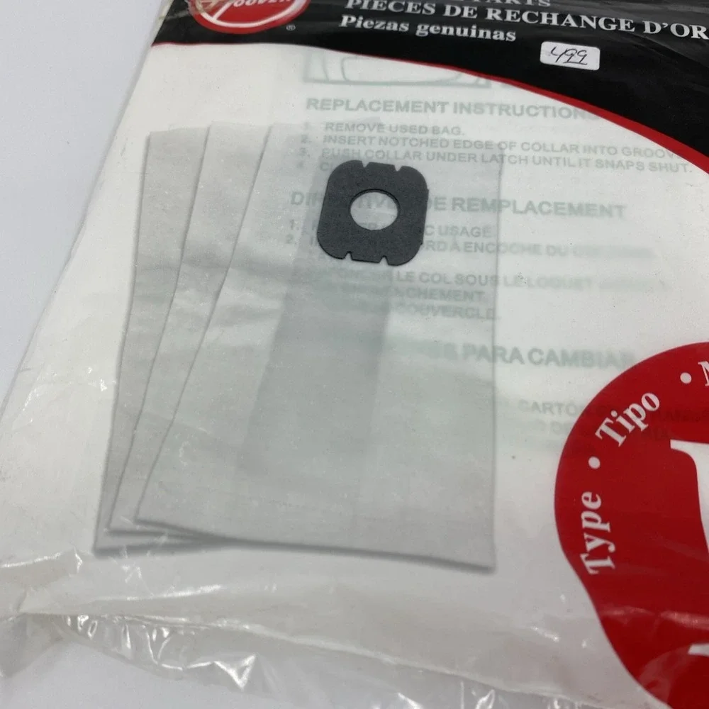 Hoover Type K Spirit OEM Vacuum Cleaner Bags Encore Canister 4010028K NIP